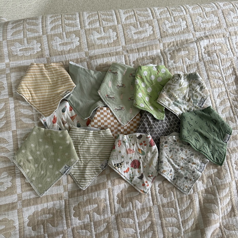 Copper Pearl Bibs lot of 19